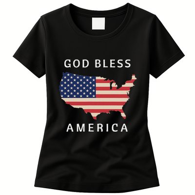 God Bless America Womens T-Shirt