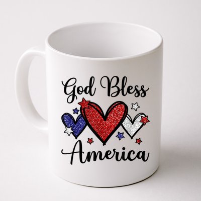God Bless America Patriotic Usa Flag Colors For Christians Funny Gift Mug