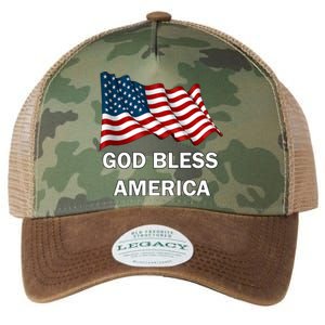 God Bless America Gift Legacy Tie Dye Trucker Hat