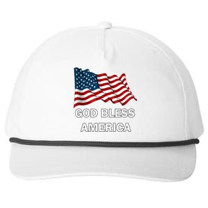 God Bless America Gift Snapback Five-Panel Rope Hat