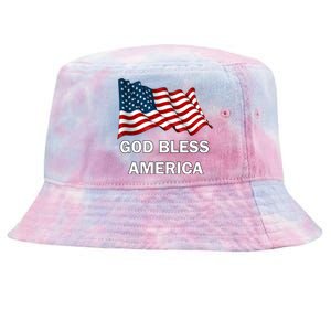 God Bless America Gift Tie-Dyed Bucket Hat