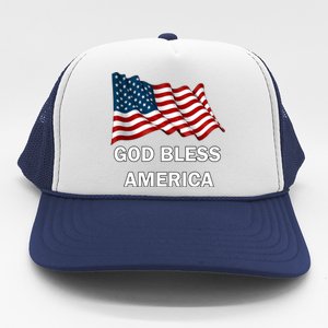 God Bless America Gift Trucker Hat