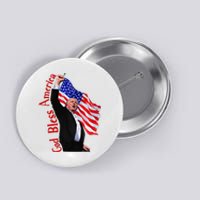 God Bless America 2024 Fist Hand Fighting Trump Rally 2024 Button