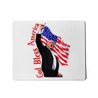 God Bless America 2024 Fist Hand Fighting Trump Rally 2024 Mousepad