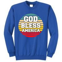 God Bless America Retro Vintage Style Funny Gift Sweatshirt