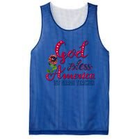 God Bless American 1st Grade Teacher Gift Mesh Reversible Basketball Jersey Tank