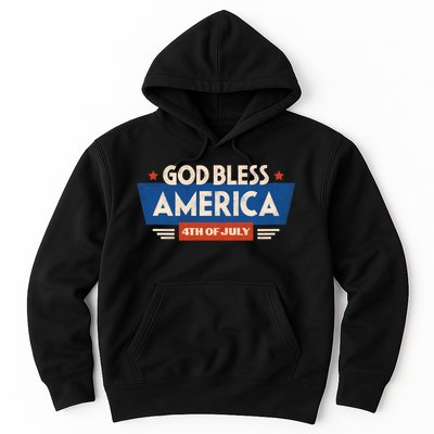 God Bless America 4th Of July Vintage Hoodie