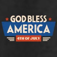 God Bless America 4th Of July Vintage Beanie