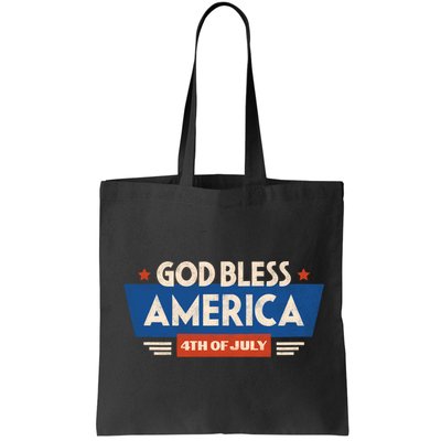 God Bless America 4th Of July Vintage Bag