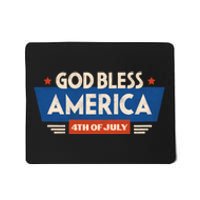 God Bless America 4th Of July Vintage Mousepad