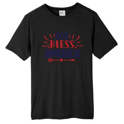 God Bless America Great Gift Tall Fusion ChromaSoft Performance T-Shirt