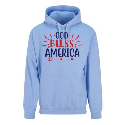 God Bless America Great Gift Unisex Surf Hoodie