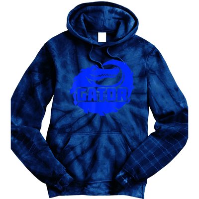 Gator Blue Alligator Tie Dye Hoodie