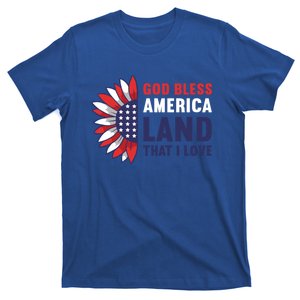 God Bless America Land That I Love Usa American 4th Of July Gift T-Shirt