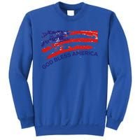 God Bless America Gifgift Usa Us Flag Pariotic Sweatshirt