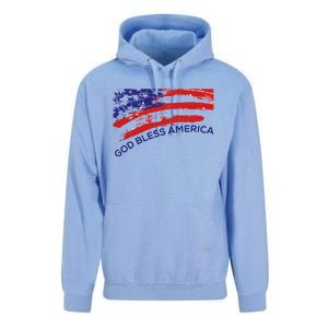 God Bless America Gifgift Usa Us Flag Pariotic Unisex Surf Hoodie