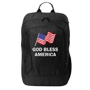 God Bless America Cool Gift City Backpack