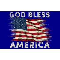 God Bless America Usa Flag 4th Of July Patriotic Gift Bumper Sticker