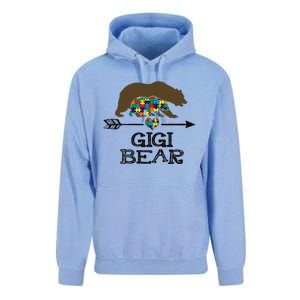 Gigi Bear Autism Awareness Autism Gigi Tee Unisex Surf Hoodie