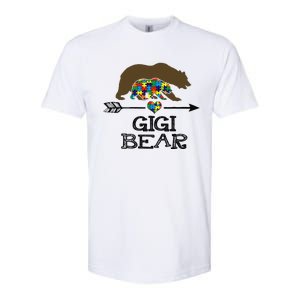 Gigi Bear Autism Awareness Autism Gigi Tee Softstyle CVC T-Shirt