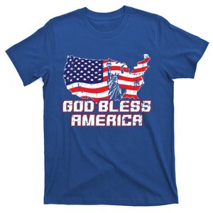 God Bless America Happy Independence Day Party July 4th Meaningful Gift T-Shirt