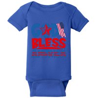 God Bless America American Flag God Bless America Gift Baby Bodysuit