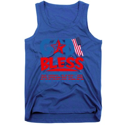 God Bless America American Flag God Bless America Gift Tank Top