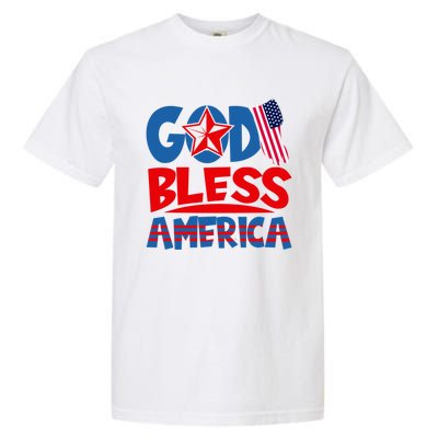 God Bless America American Flag God Bless America Gift Garment-Dyed Heavyweight T-Shirt