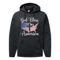 God Bless America Performance Fleece Hoodie