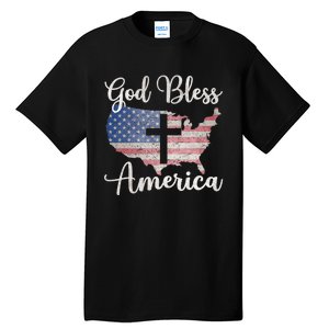 God Bless America Tall T-Shirt