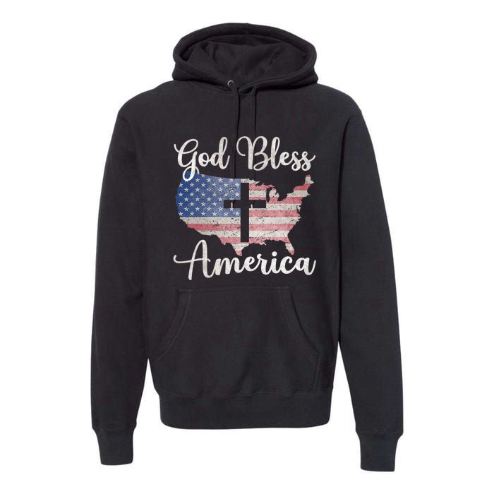 God Bless America Premium Hoodie