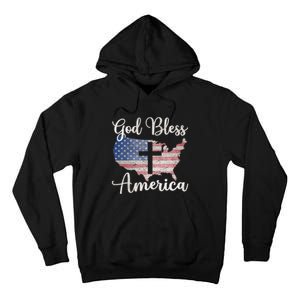 God Bless America Tall Hoodie