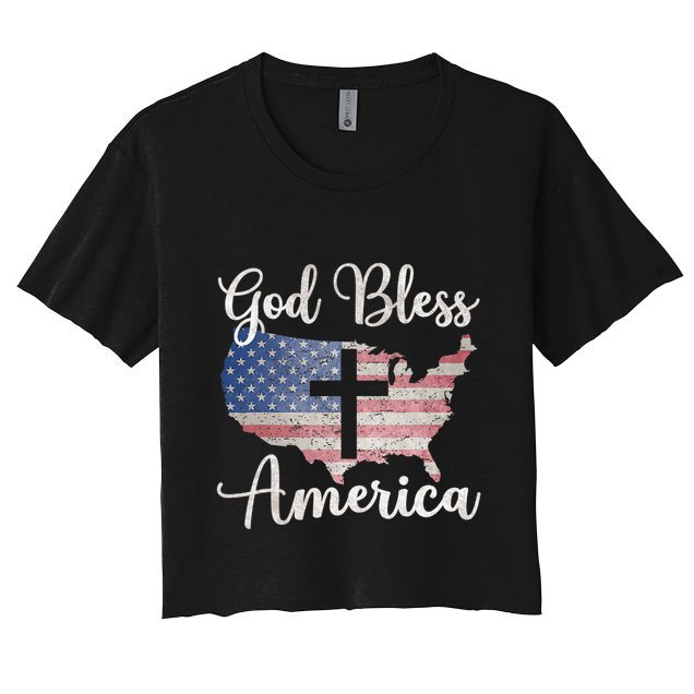 God Bless America Crop Top