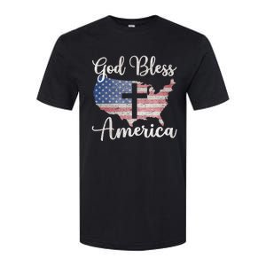 God Bless America Softstyle CVC T-Shirt