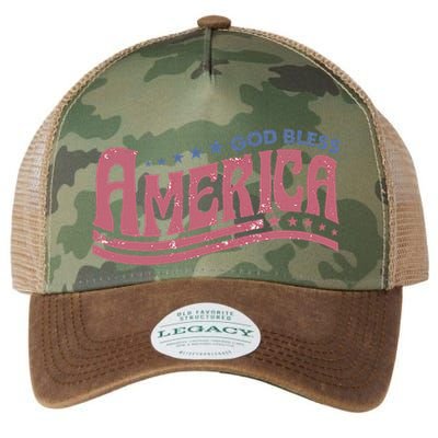 God Bless America Independence Day Legacy Tie Dye Trucker Hat