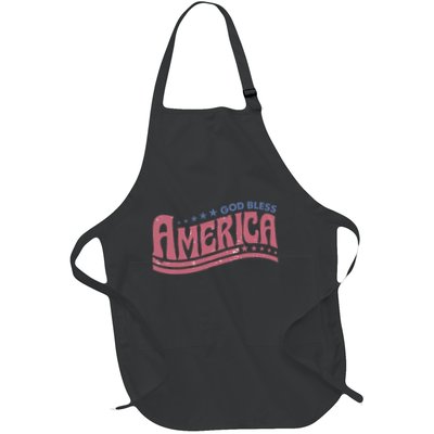God Bless America Independence Day Apron