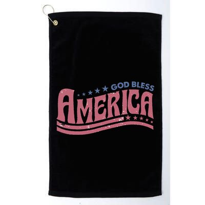 God Bless America Independence Day Golf Towel