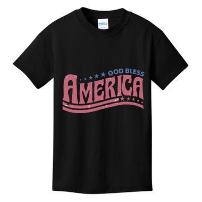 God Bless America Independence Day Kids T-Shirt