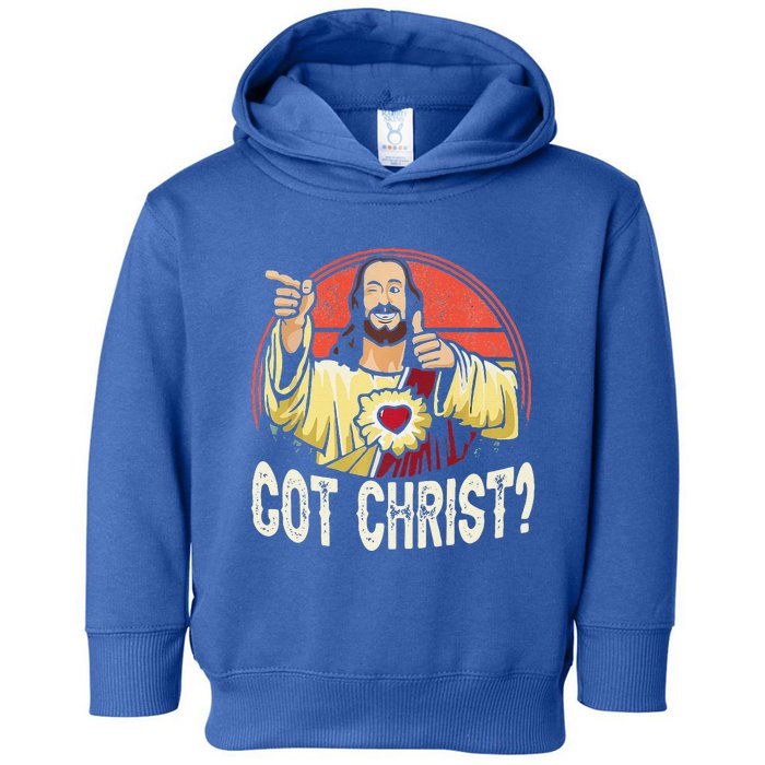 Got Buddy A Christ Christmas Cool Jesus Religious Christian Premium Toddler Hoodie