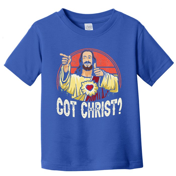 Got Buddy A Christ Christmas Cool Jesus Religious Christian Premium Toddler T-Shirt