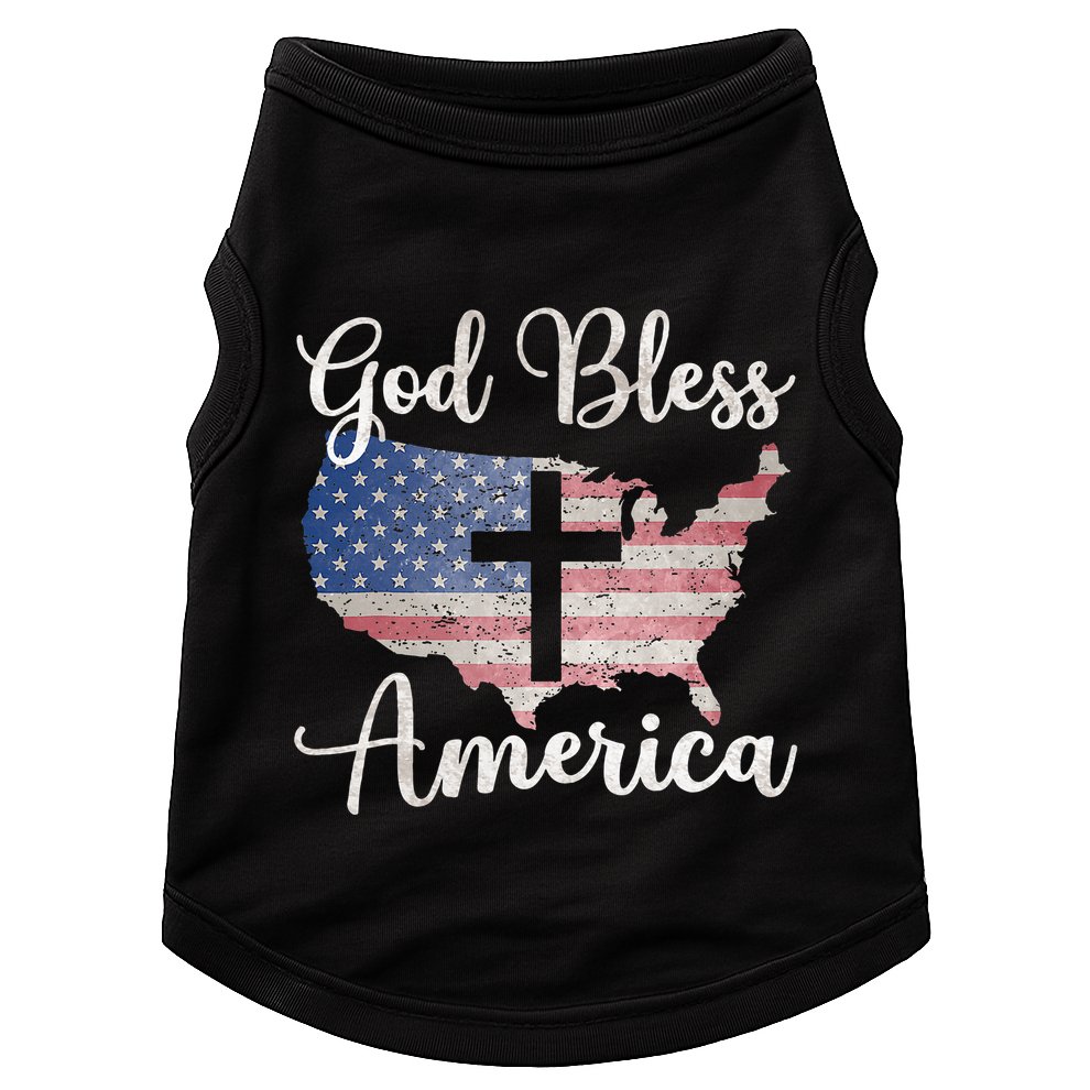 God Bless America Doggie Tank