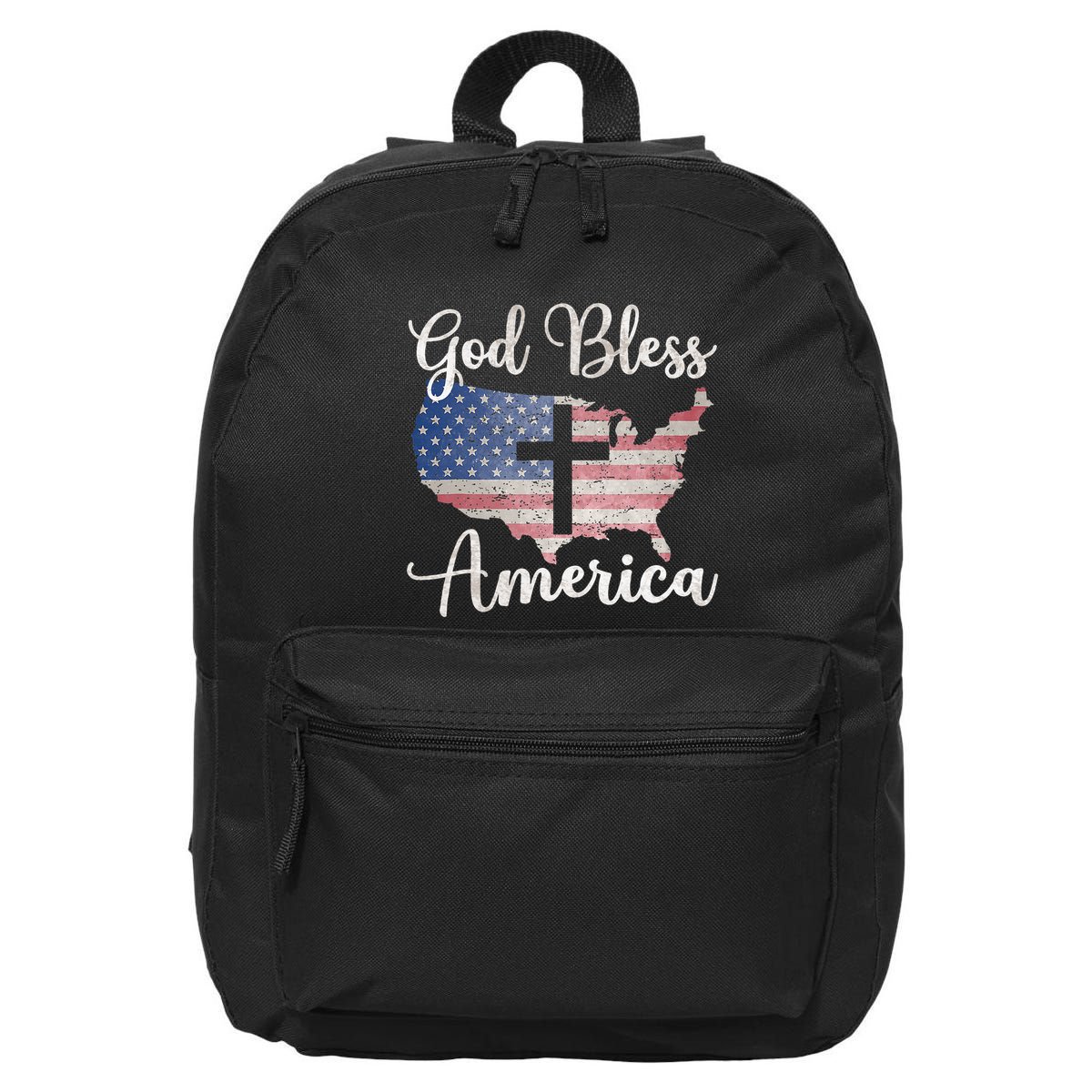 God Bless America 16 in Basic Backpack