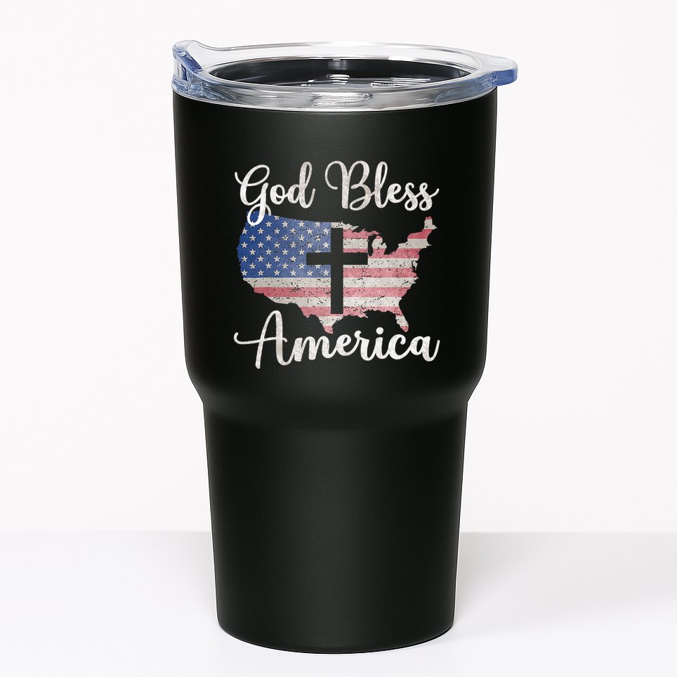 God Bless America Tumbler
