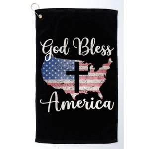 God Bless America Platinum Collection Golf Towel