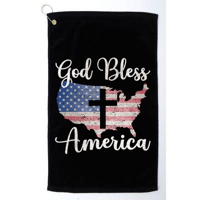 God Bless America Golf Towel