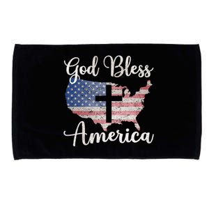 God Bless America Microfiber Hand Towel