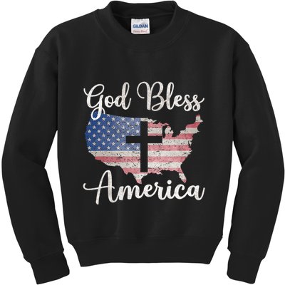 God Bless America Kids Sweatshirt