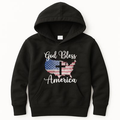 God Bless America Kids Hoodie