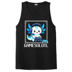 Gamesolotl Blue Axolotl Gaming Video Games Anime Games PosiCharge Competitor Tank