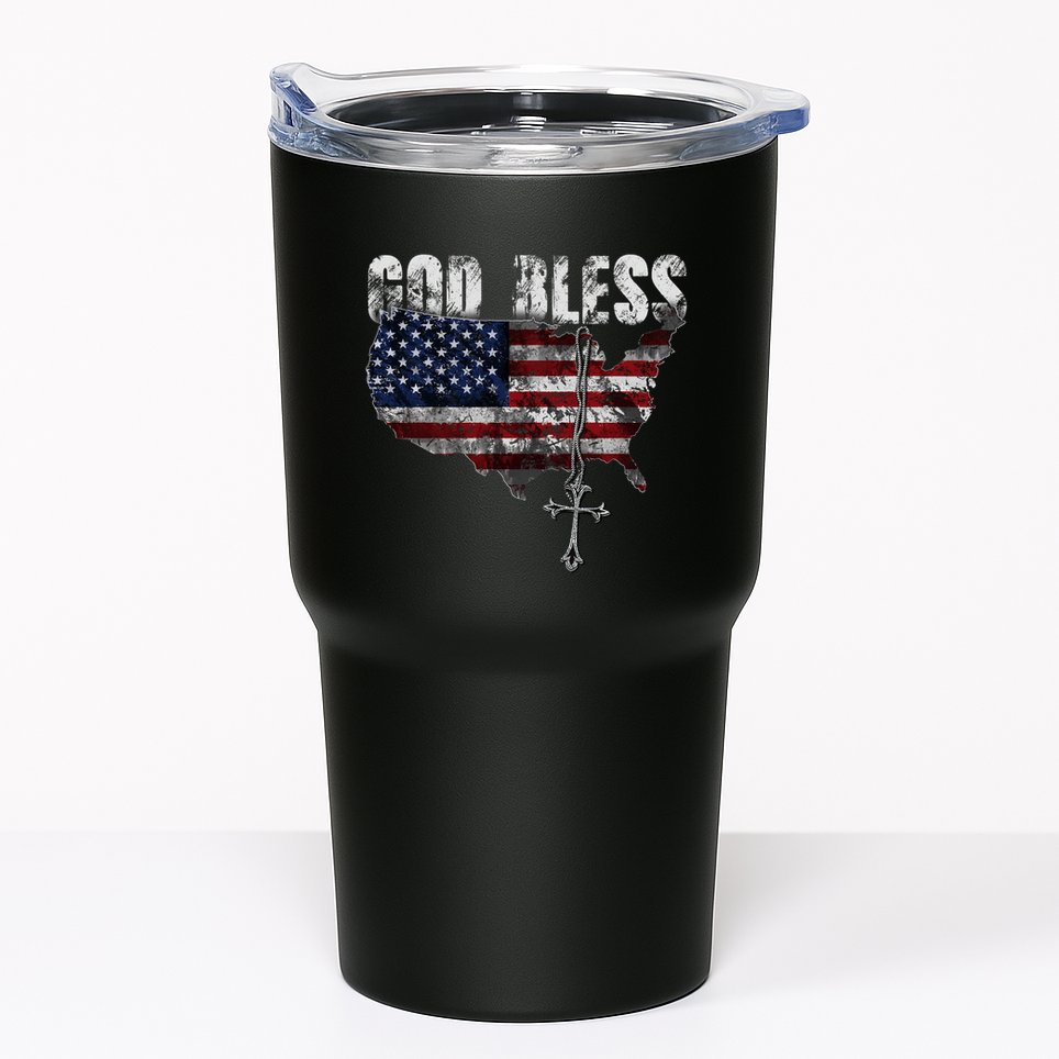 God Bless America Tumbler